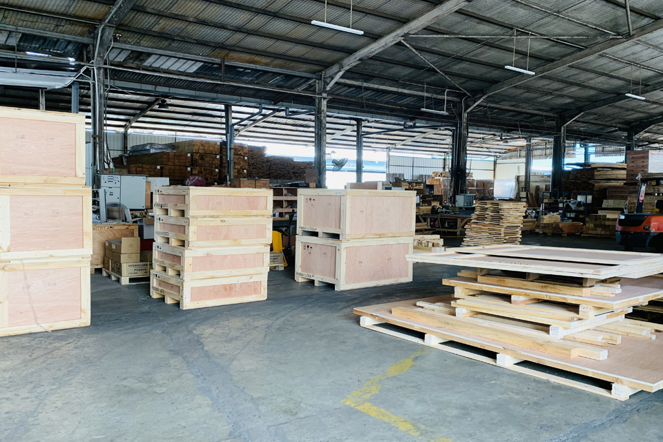 Wooden crate production process - MKE Timber Solutions