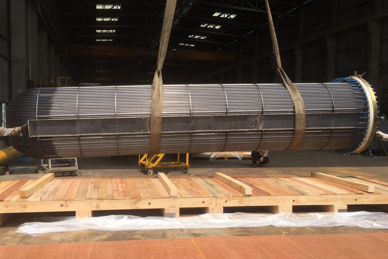 Packing of equipment and products at site 3